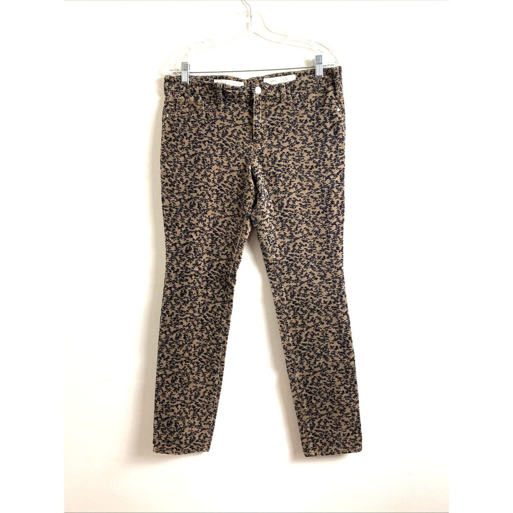 Pilcro And The Letterpress Serif Corduroy Pants Size 31 Skinny Stretch Brown